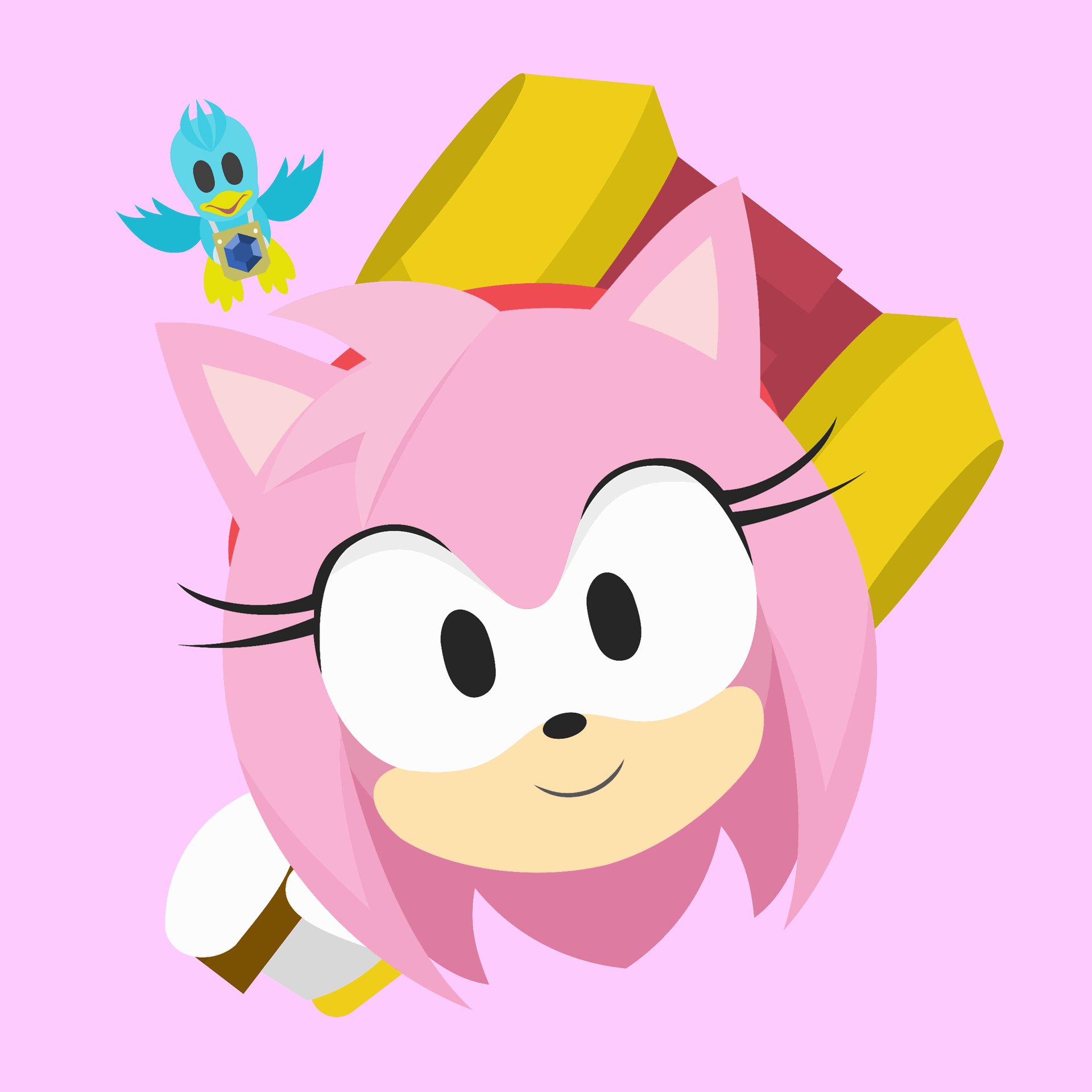 Sonic The Hedgehog: Cute Icon Or Profile Picture Of Amy